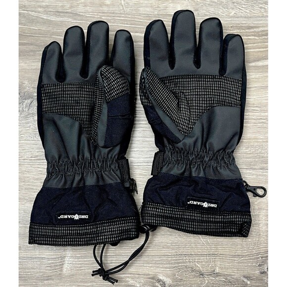 Grandoe Ski Snow Board Gloves Black Men's Small Liners VTG 90s Winter Tech Gear - Picture 3 of 6